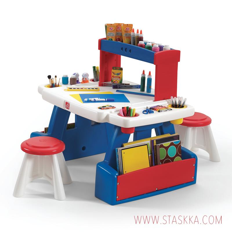 Otroška miza s stolčkoma - Kreativni kotiček 3